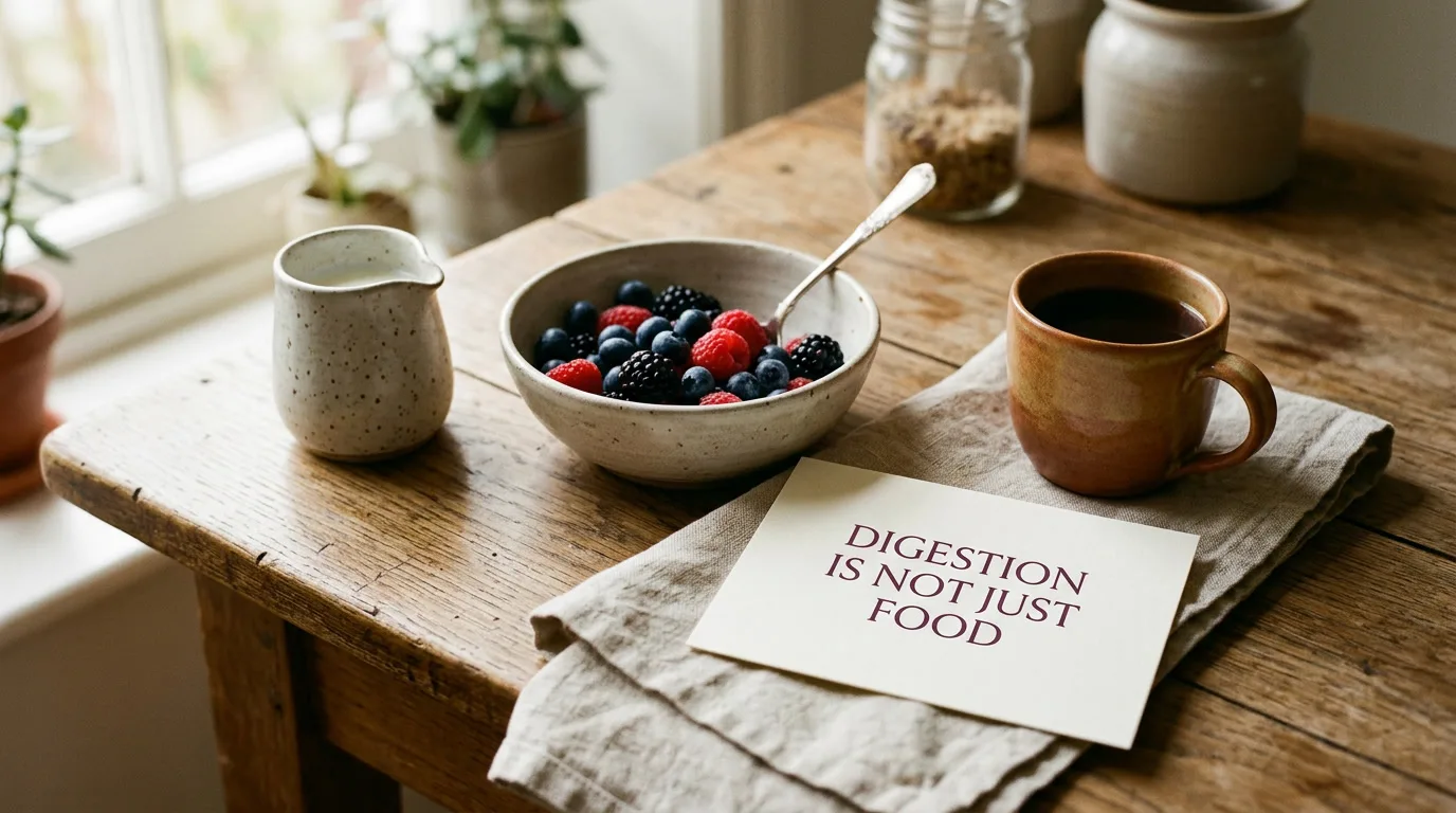 Your Digestion: how you are built to take in food, and everything else